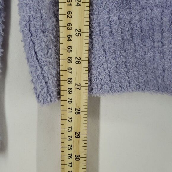 Style & Co Purple fuzzy Sweater Small (AL) - Picture 5 of 6